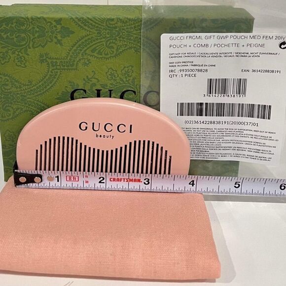 Gucci comb set with box and bag brand new main image 5